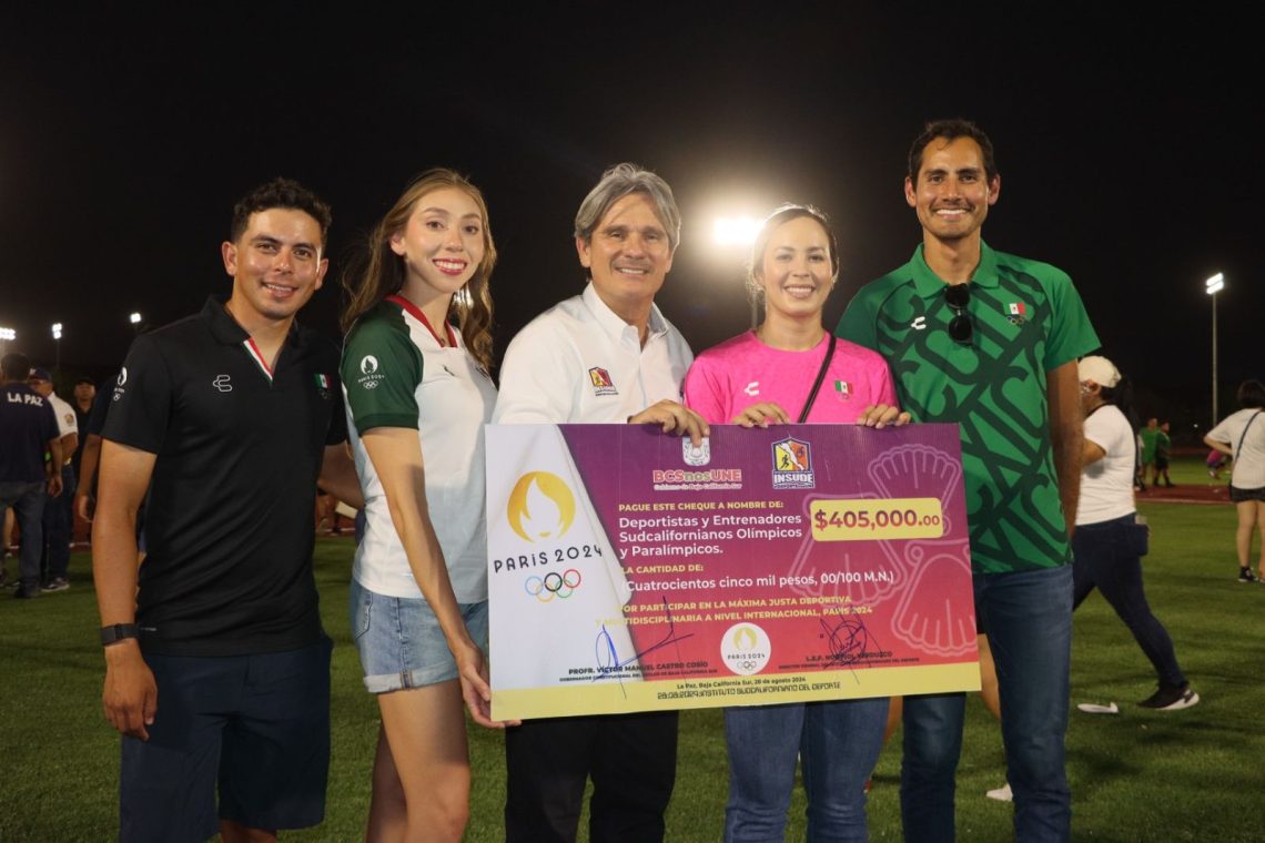 DIRECTOR DEL INSUDE RECONOCE A ATLETAS OLÍMPICOS CON ESTÍMULOS ...
